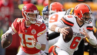 Next Story Image: College shootout foes Mahomes, Mayfield renew rivalry in NFL